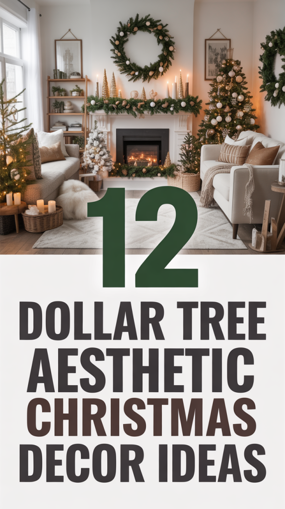 Dollar Tree Aesthetic Christmas Decor Ideas