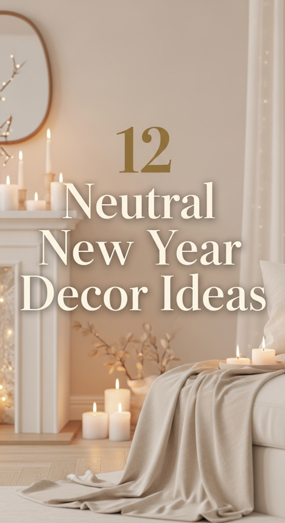 Neutral New Year Decor Ideas