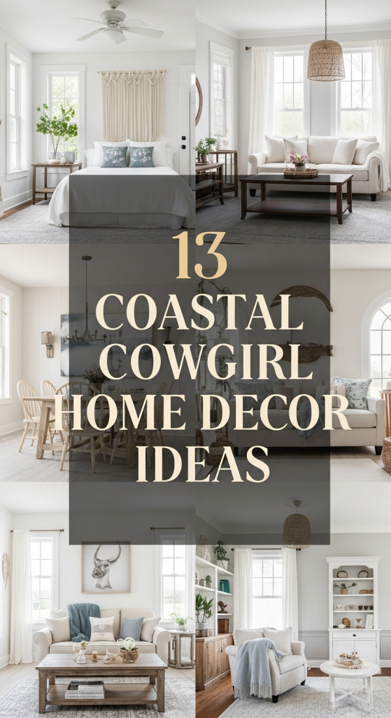 Coastal Cowgirl Home Decor Ideas