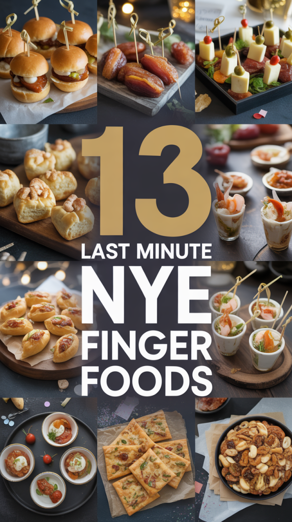 Last Minute NYE Finger Foods
