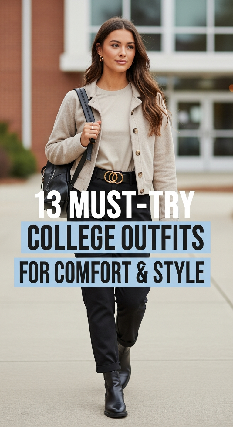 Must-Try College Outfits for Comfort and Style