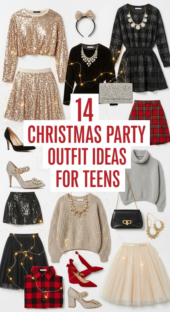 Christmas Party Outfit Ideas for Teens