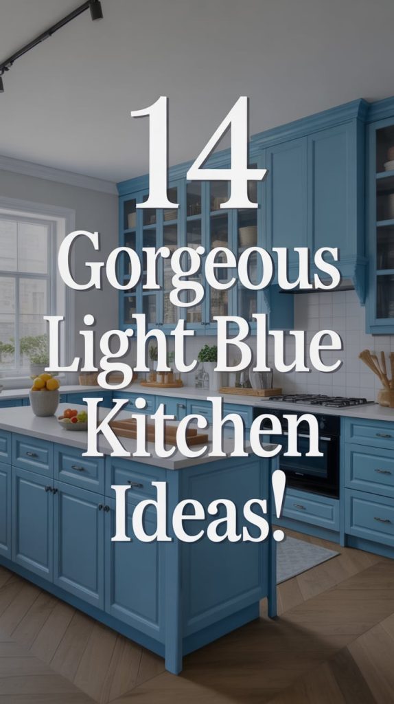 Gorgeous Light Blue Kitchen Ideas