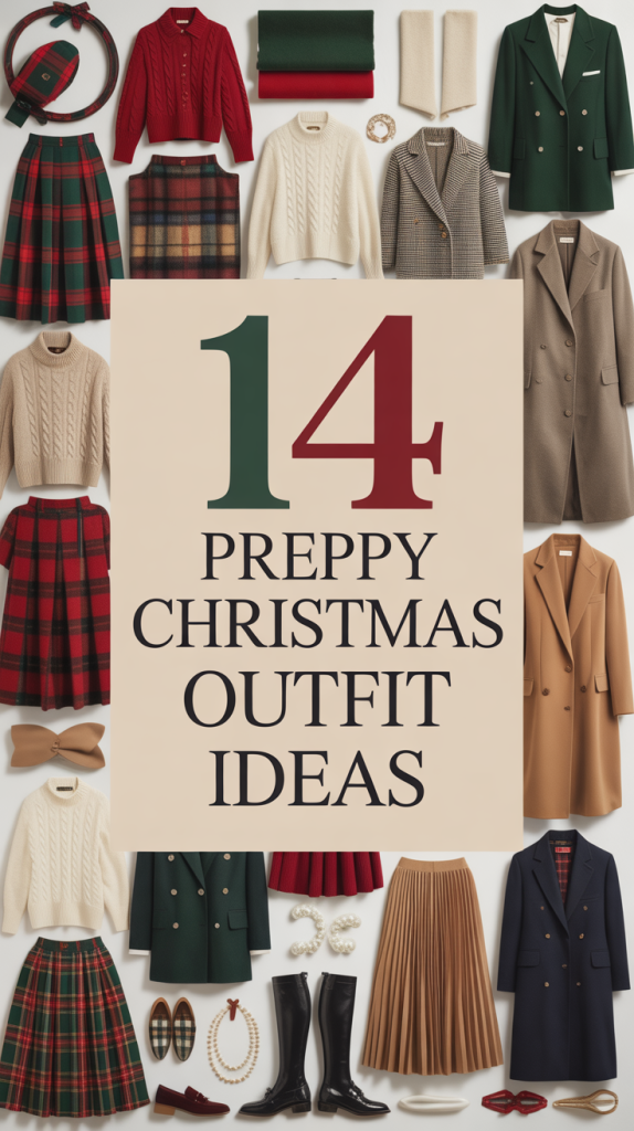 Preppy Christmas Outfit Ideas