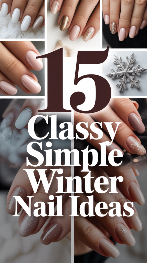 Classy Simple Winter Nail Ideas