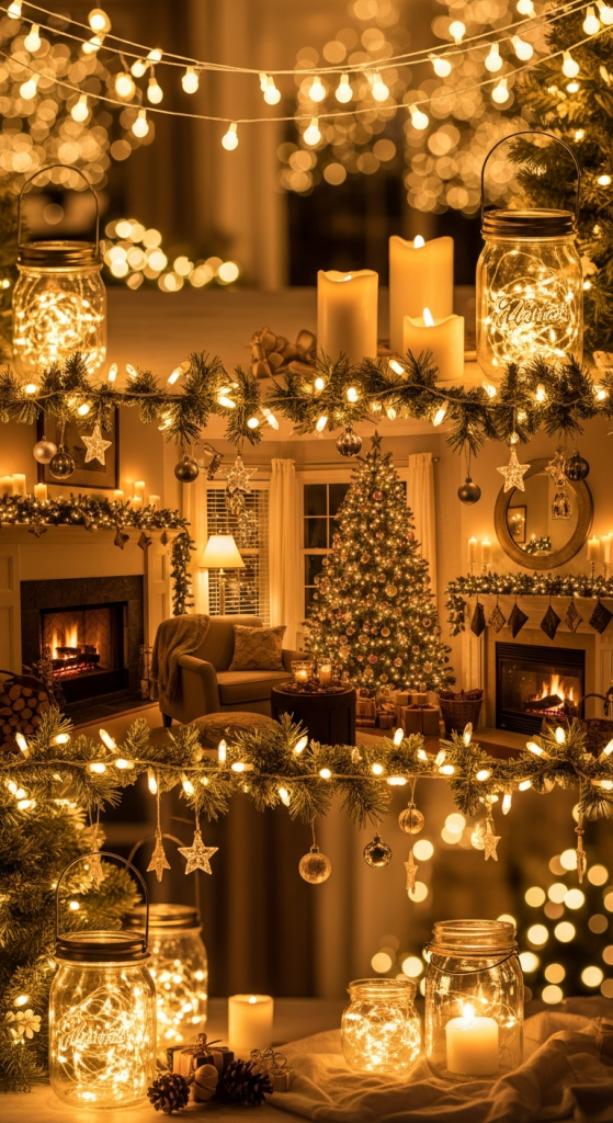 Fairy Lights Christmas Decoration Ideas