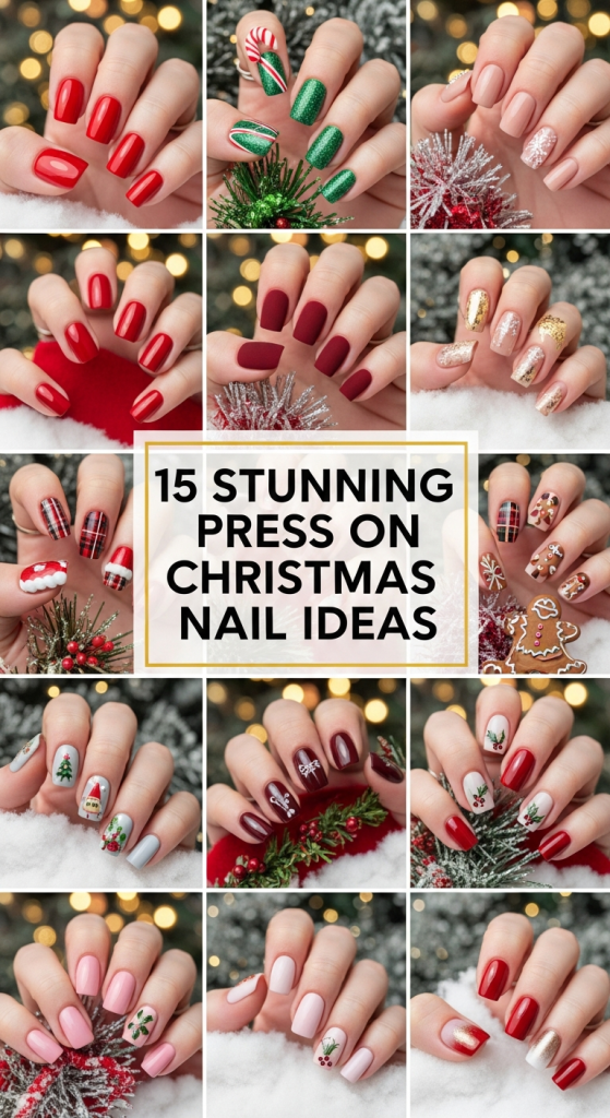 Stunning Press On Christmas Nail Ideas