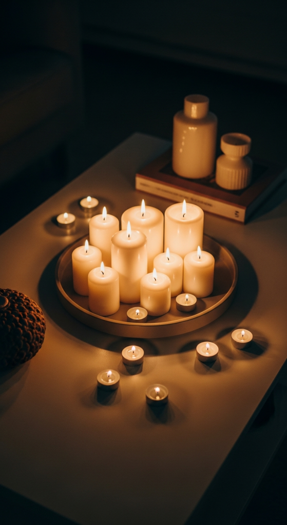 Ambient Candle Arrangements