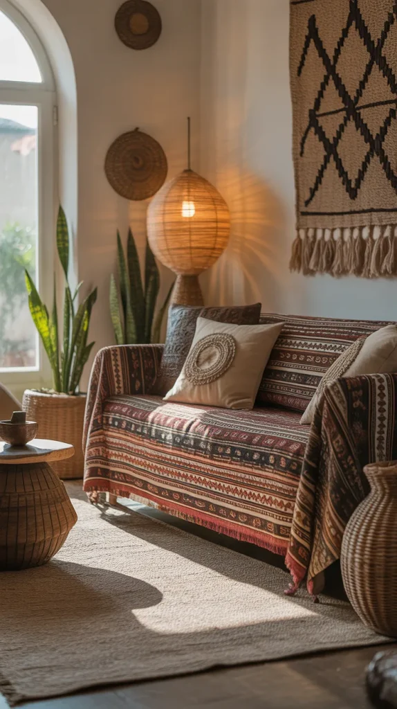Boho Patterned Sofa Covers for Artistic Homes