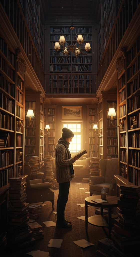 Bookstore Or Library Exploration