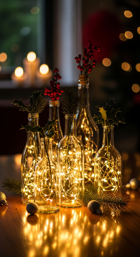 Bottle Fairy Light Decor