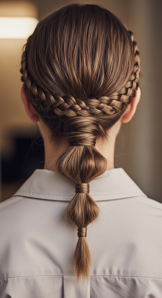 Braided Low Ponytail