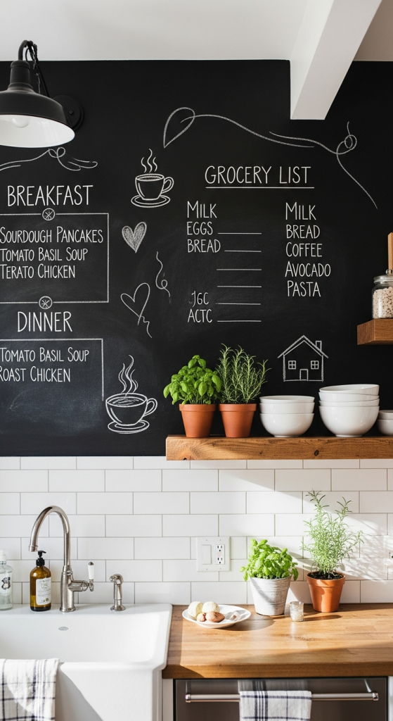 Chalkboard Wall