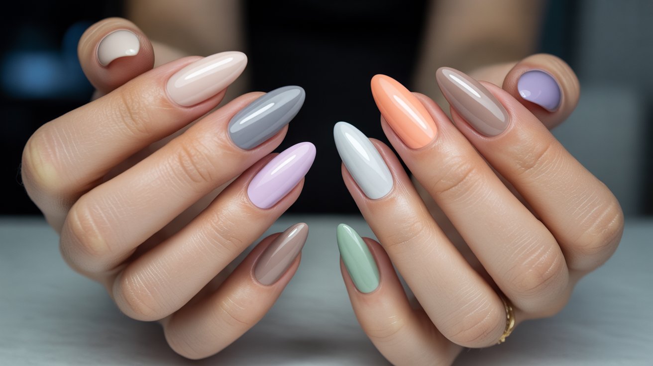 Classy Plain Almond Nail Ideas