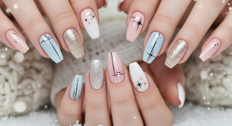 Classy Simple Winter Nail Ideas