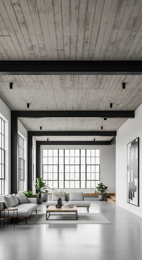 Concrete Textured Ceilings