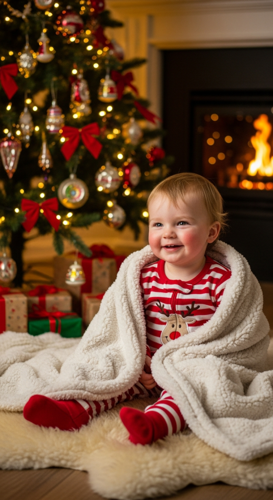 Cozy Pajama Sets and Plush Blankets