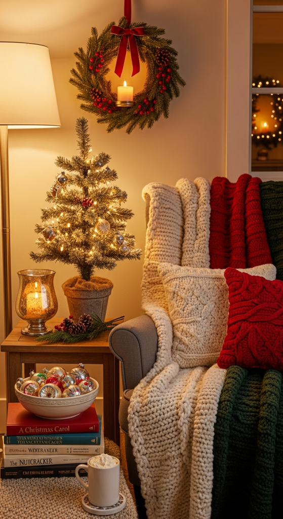 Cozy Reading Nook Display