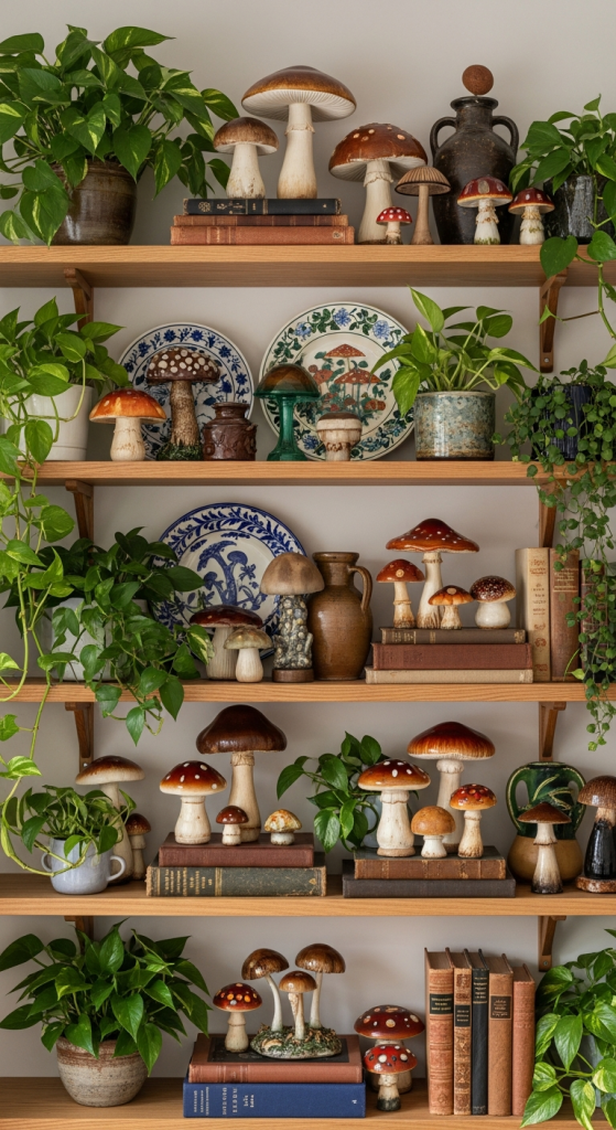 Create A Retro Shelf Display