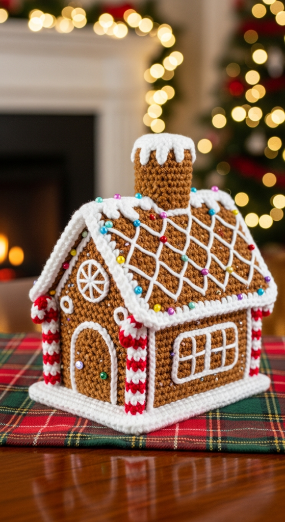 Crochet Gingerbread House