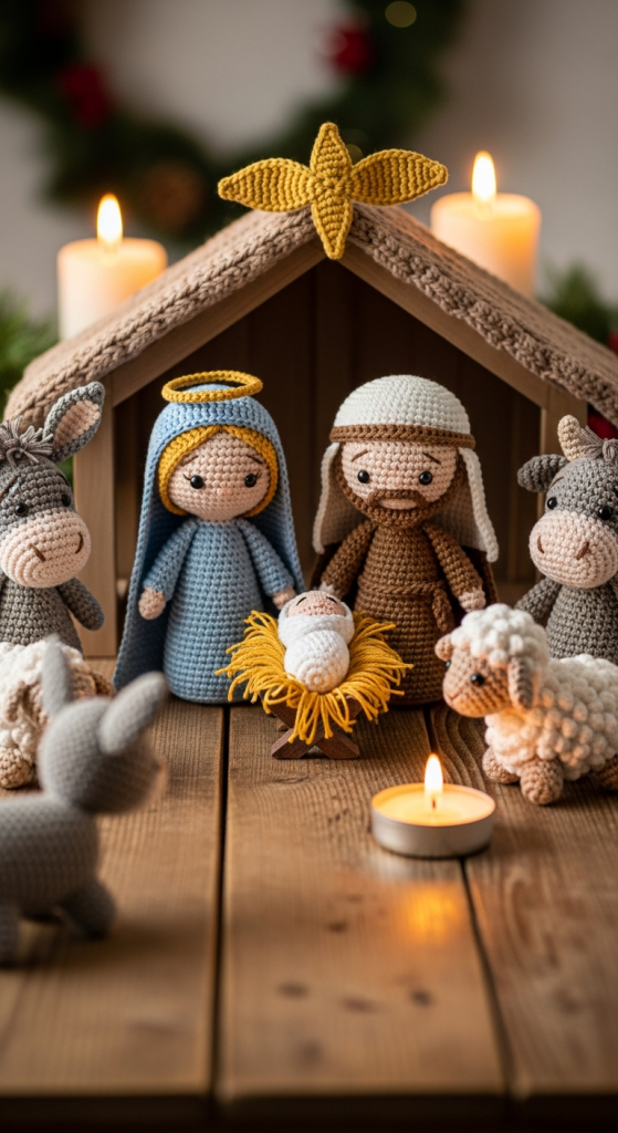 Crochet Nativity Set