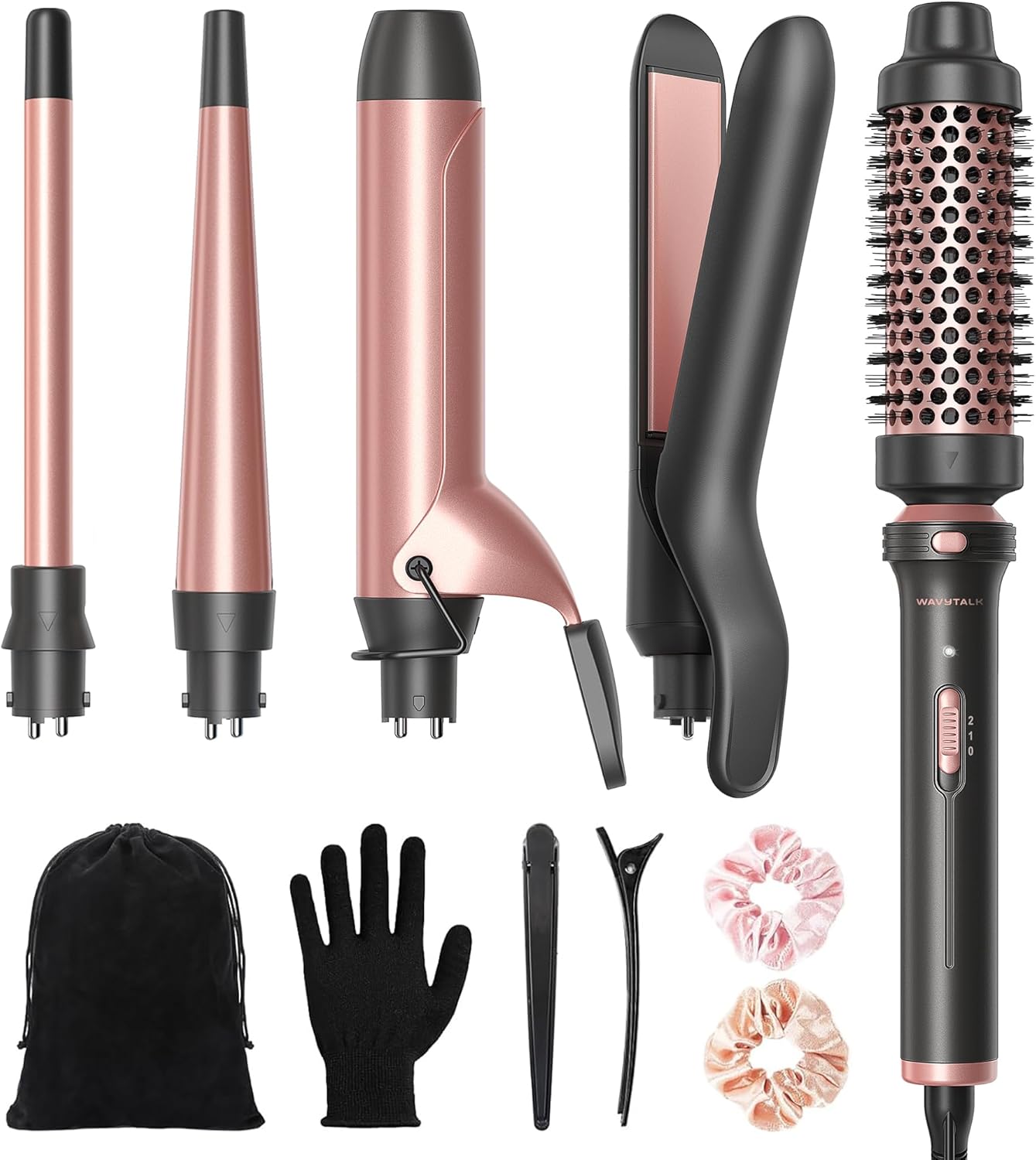Curling Iron Set with Thermal Brush
