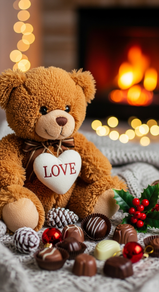 Cute Plush Teddy with a Message