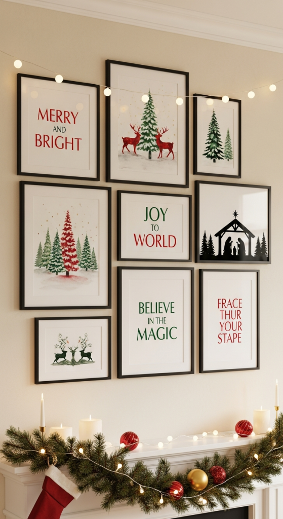 DIY Holiday Wall Art