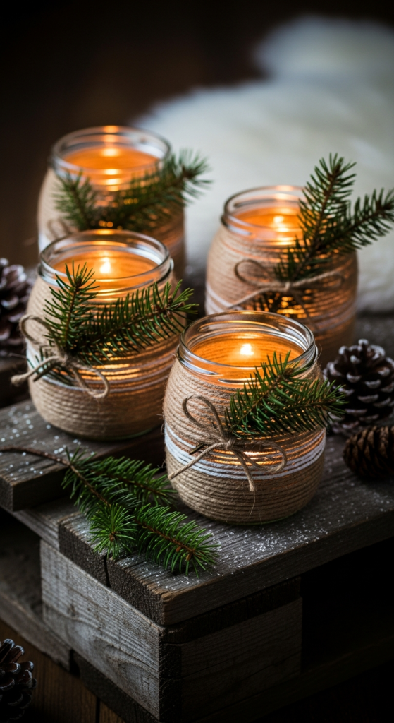 DIY Nordic Candle Holders