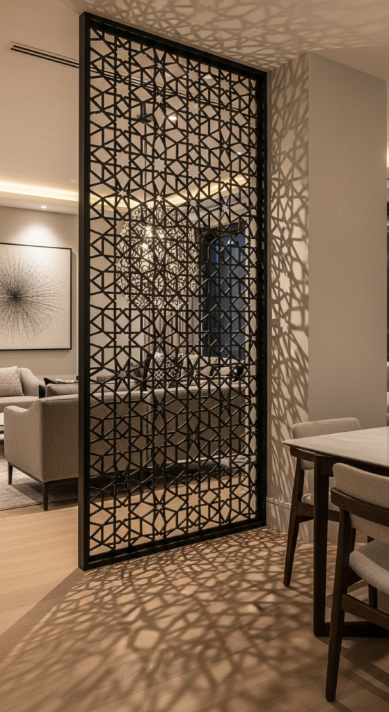 Decorative Jali or Laser-Cut Divider
