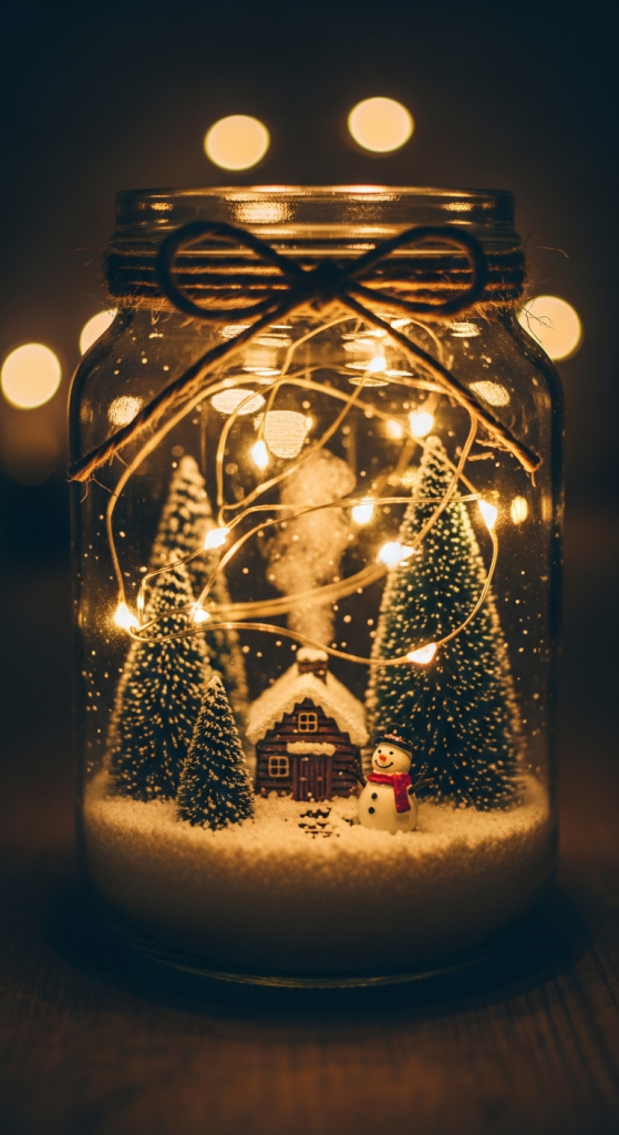 Fairy Light Snow Globe