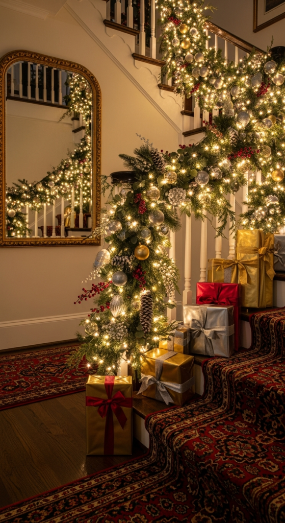 Fairy Light Staircase Weaving