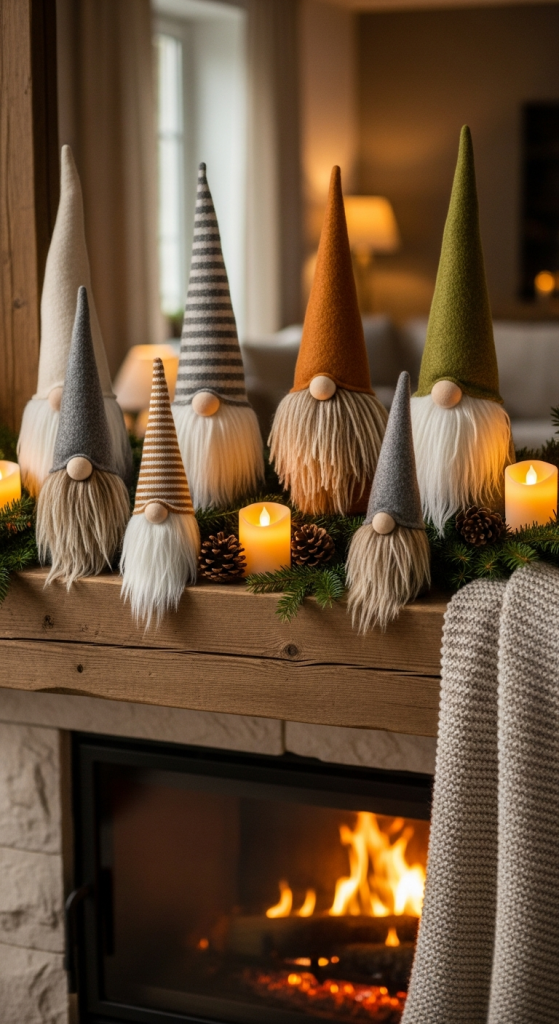 Felt Gnome Decorations