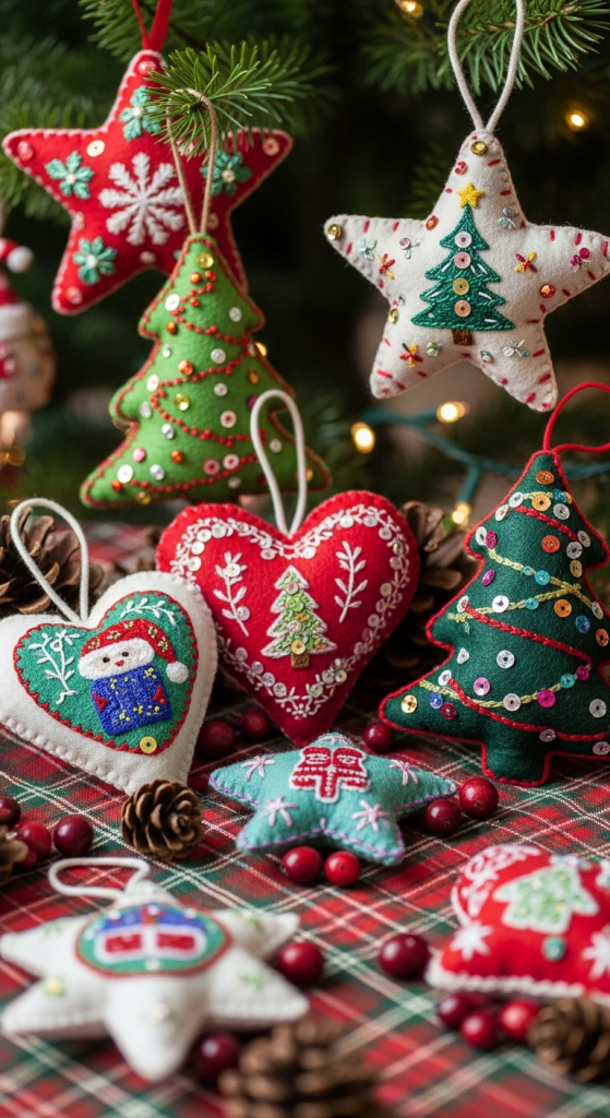 Felt or Fabric Ornaments