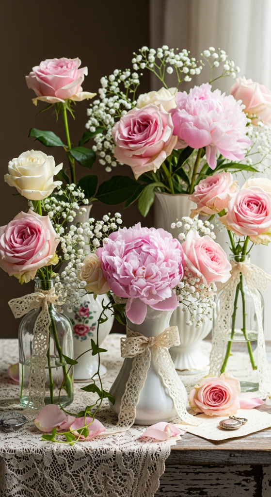 Floral Arrangements With A Romantic Twist