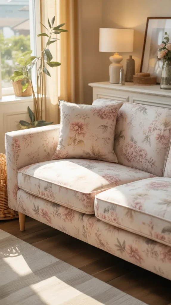Floral Sofa Covers for a Cottagecore Touch