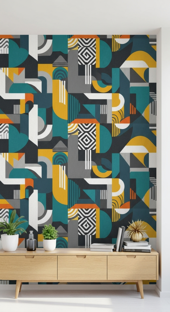Geometric Pattern Murals