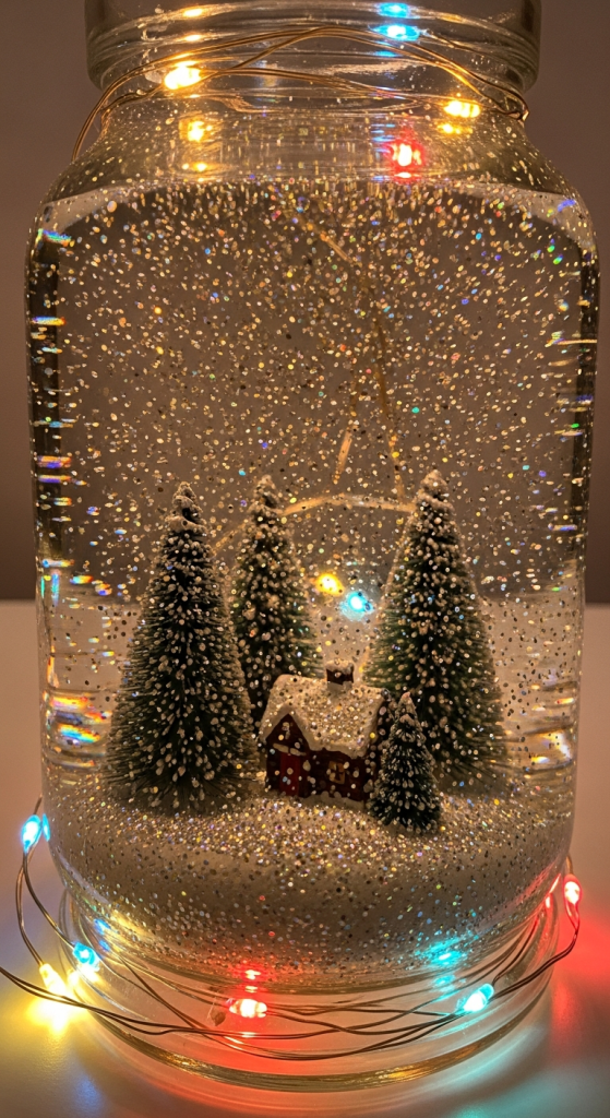 Glitter Explosion Snow Globe