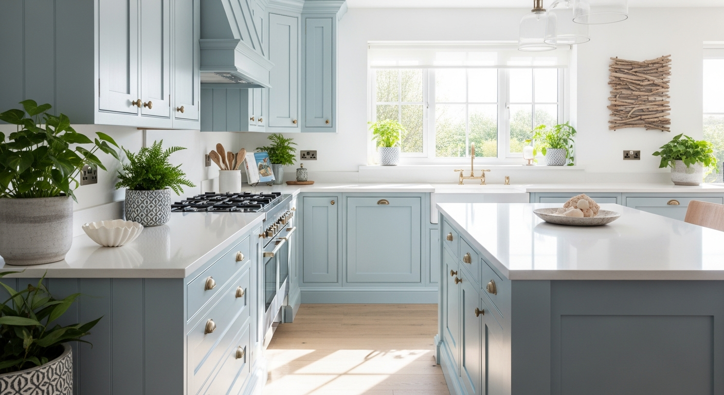 Gorgeous Light Blue Kitchen Ideas