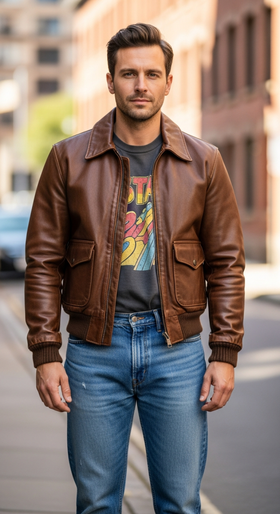 Graphic Tee For A Retro Feel