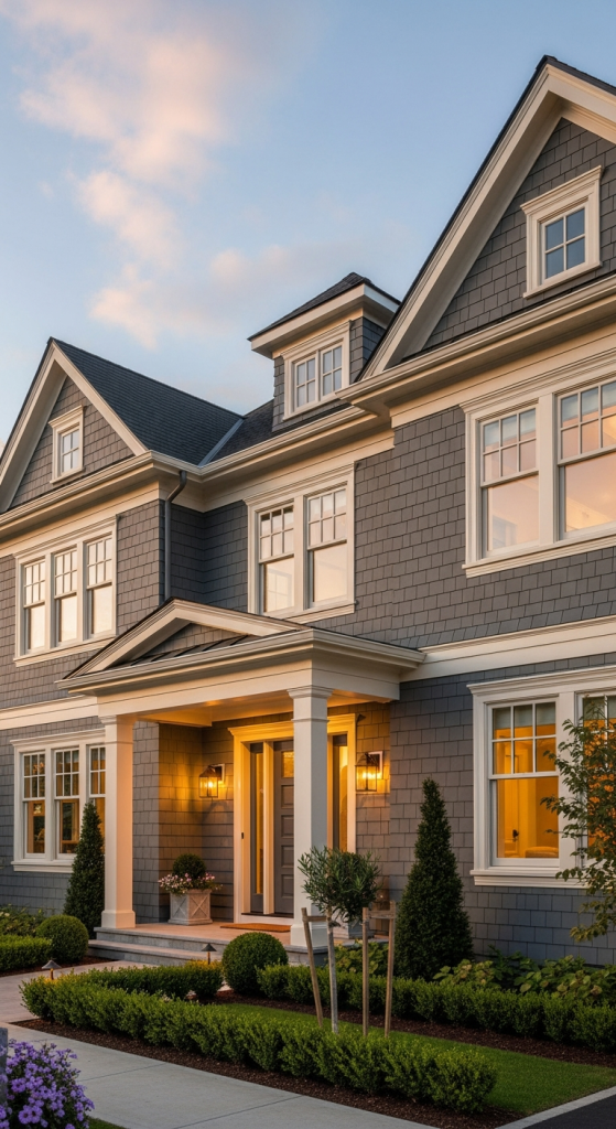 Graphite Grey With Soft Cream Trim