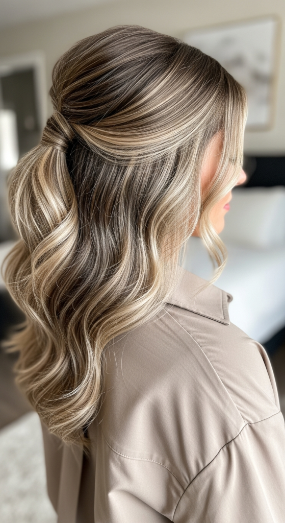 Half-Up, Half-Down Style