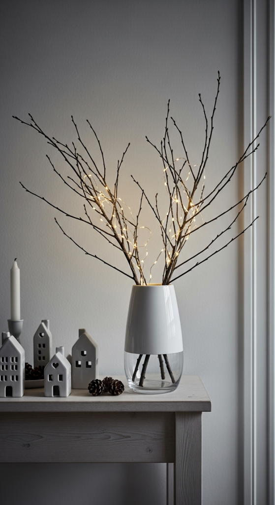 Hanging Fairy Light Branches