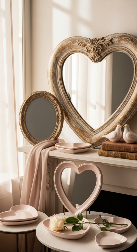 Heart-Shaped Decorative Accents