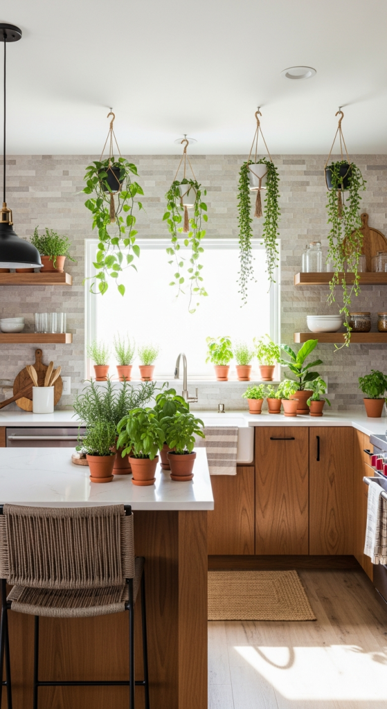 Herb Gardens and Potted Greenery