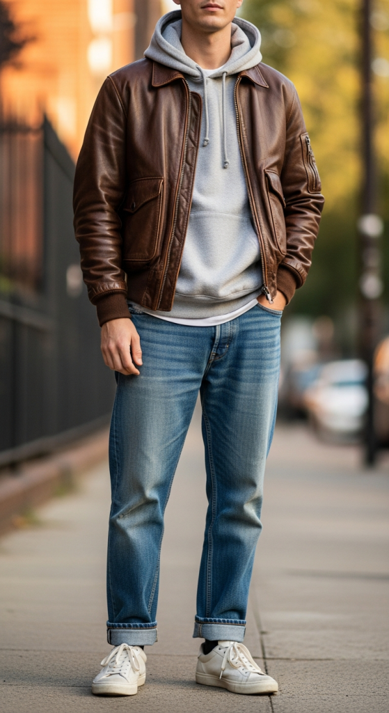 Hoodie And Relaxed Denim