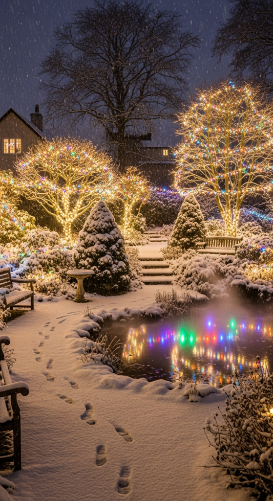 Illuminate Outdoor Trees and Shrubs