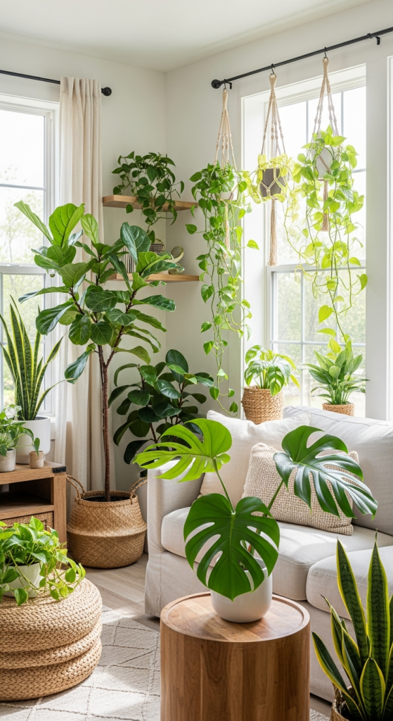 Indoor Plants As Living Decor
