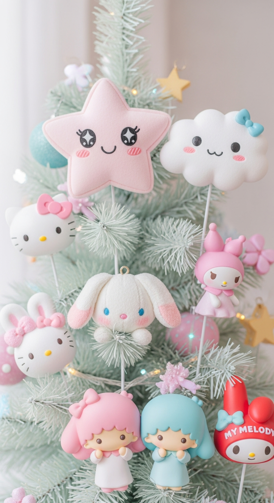Kawaii Character Tree Toppers