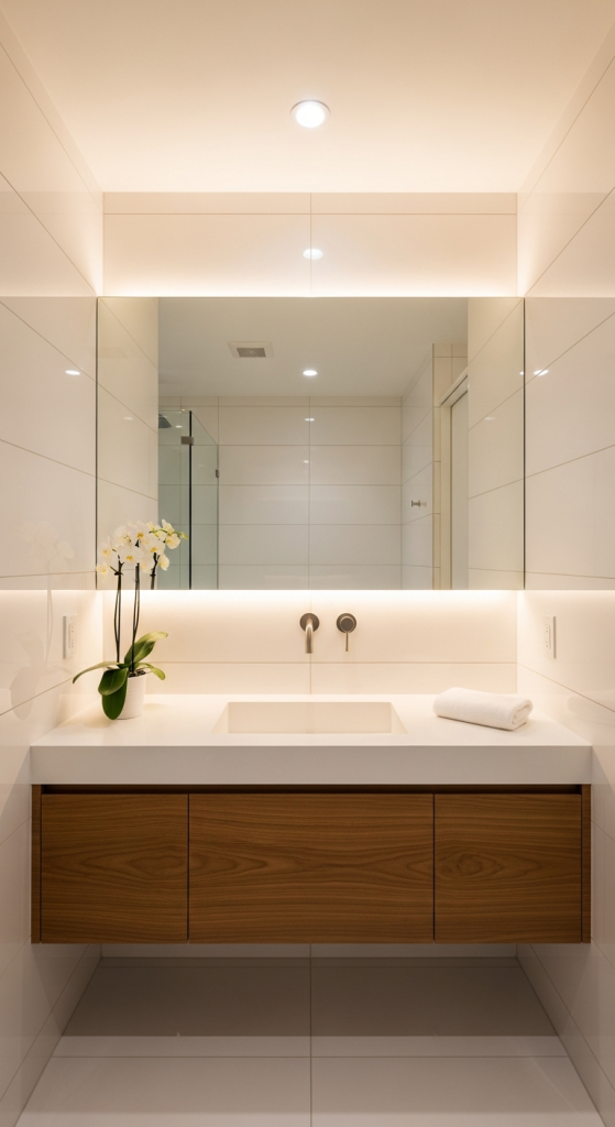 Large Mirrors For A Bigger Visual Impact